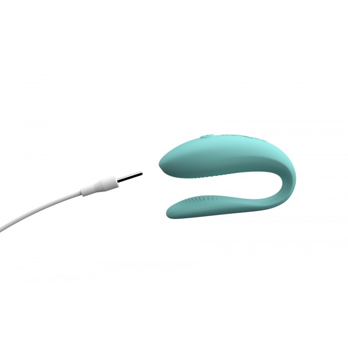 Смарт-вибратор для пар We-Vibe Sync, Бирюзовый