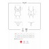 Эротический корсет Obsessive 810-COR-1 corset & thong black L/XL
