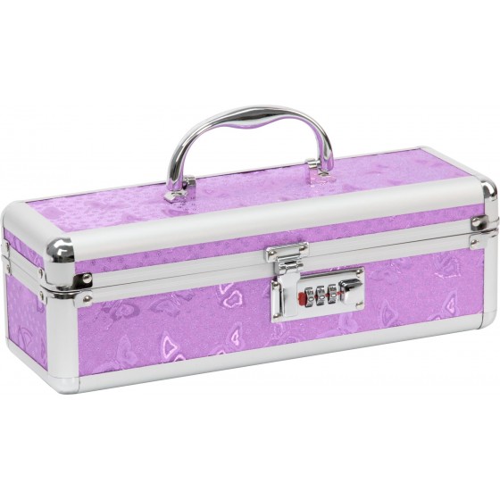 Кейс для зберігання секс-іграшок з кодовим замком Powerbullet-Lockable Vibrator Case Purple