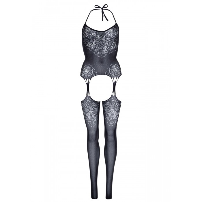 Еротичний бодистокінг Leg Avenue Jacquard net bodystocking, розмір OS