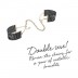 Вишукані наручники Bijoux Indiscrets Desir Metallique Handcuffs - Black