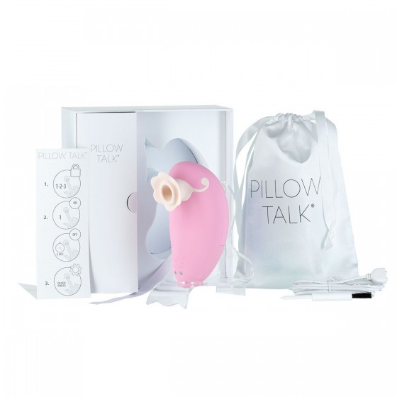 Вакуумный клиторальный стимулятор Pillow Talk - Dreamy Pink с кристаллом Swarovski
