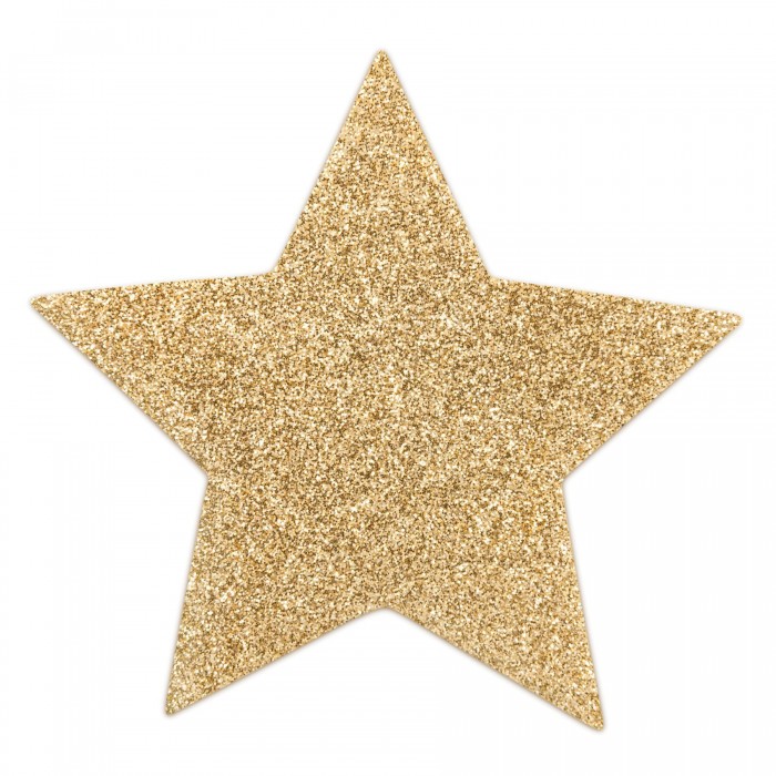 Пэстис - стикини Bijoux Indiscrets - Flash Star, Gold
