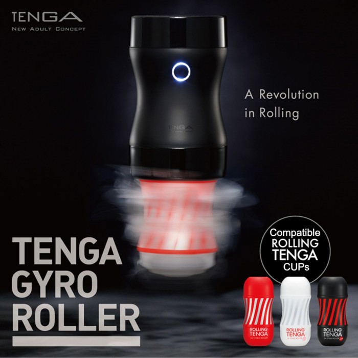 Мастурбатор нейтральний tenga Rolling Tenga Gyro Roller Cup Gentle