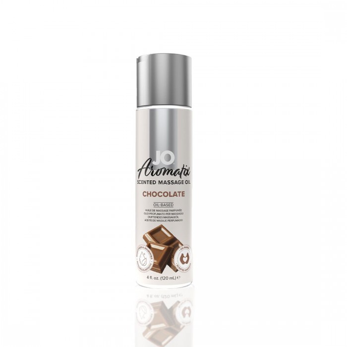 Натуральна масажна олія JO Aromatix Massage Oil Chocolate, об'єм 120 мл