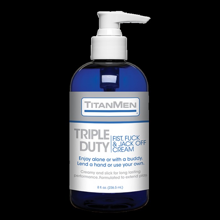 Густа змазка для фістінга Doc Johnson TitanMen - Triple Duty (236 мл)