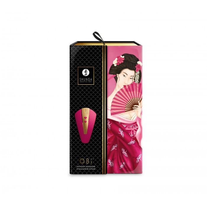 Кліторальний вібратор Shunga-Obi Intimate Massager Rasberry