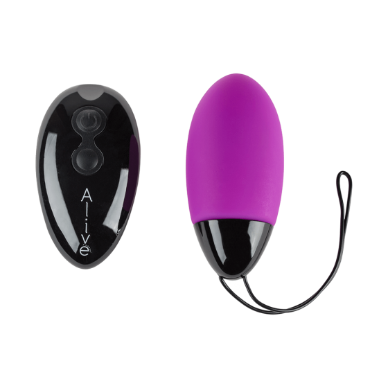 Потужне віброяйце Alive Magic Egg MAX Violet з пультом дистанційного керування, потужне