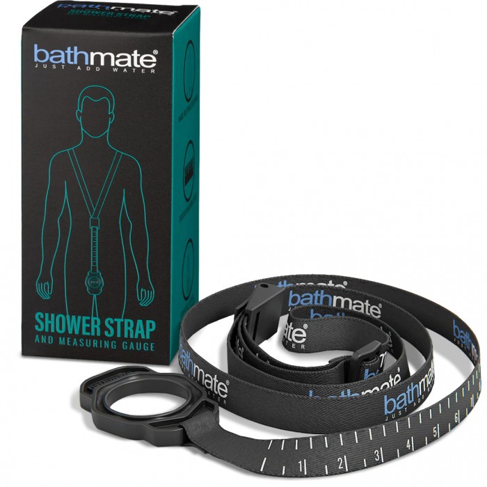 Ремень для душа с линейкой для измерения полового члена Bathmate