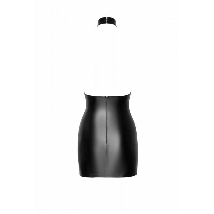 Эротическое мини-платье, юбка под латекс, верх - сетка Noir Handmade F311 Eros, размер M