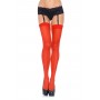 Эротические чулки Leg Avenue Sheer Stockings + PLUS SI Red