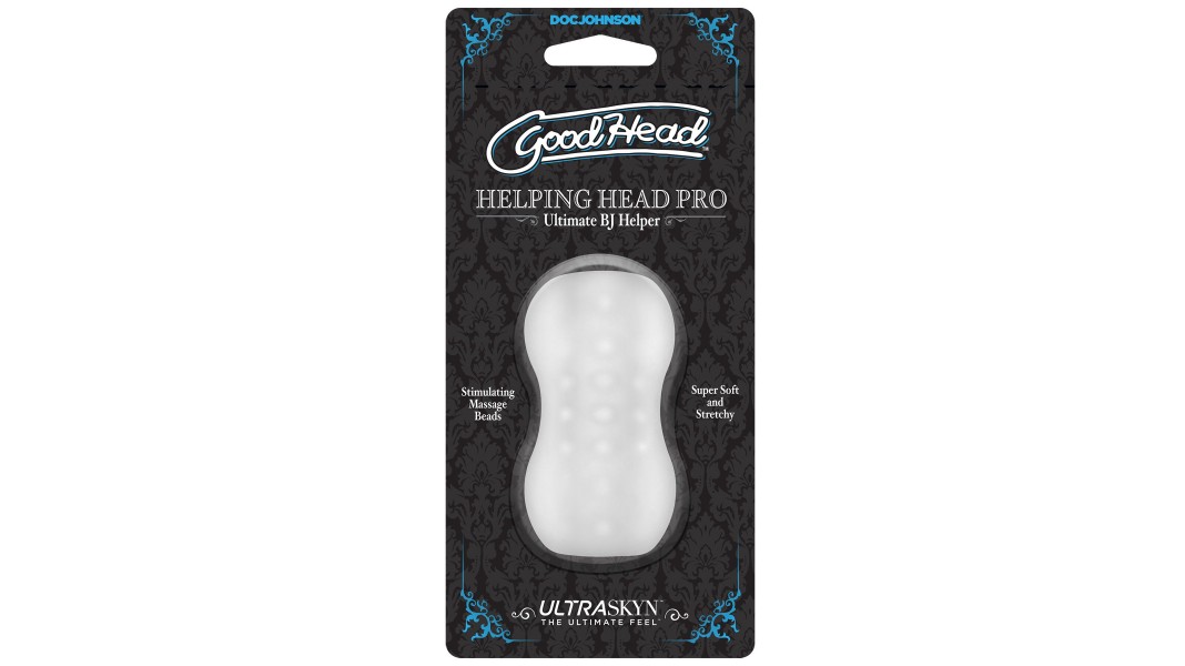 Мастурбатор нейтральный Doc Johnson GoodHead - Helping Head Pro - Frost