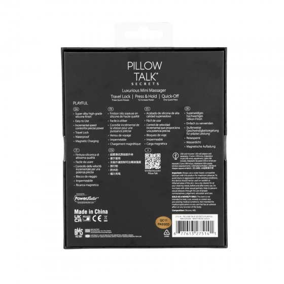 Вибратор Pillow Talk Secrets - Playful - Clitoral Vibrator - BLUE