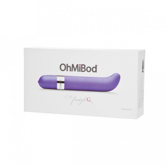 (SALE) Музыкальный вибратор OhMiBod - Freestyle :G Music Purple, стимуляция точки G, беспроводной