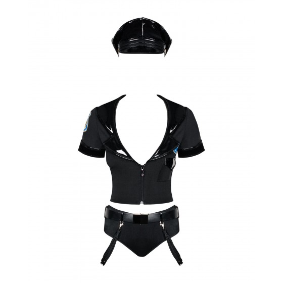 Эротический костюм полицейской Obsessive Police set S/M