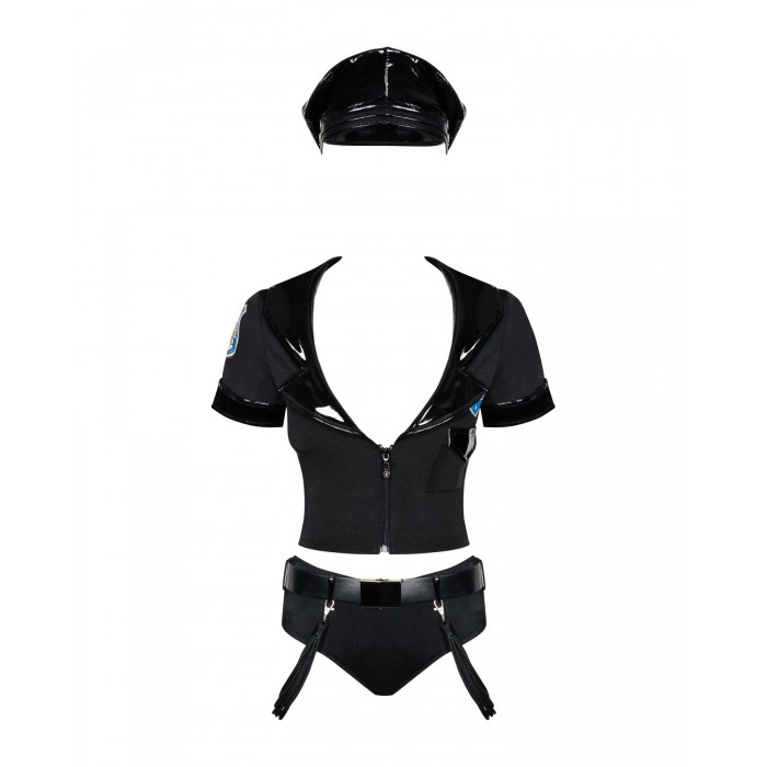 Еротичний костюм поліцейської Obsessive Police set, розмір S/M