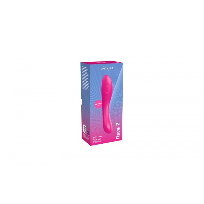 Смарт-вибратор для точки G We-Vibe Rave 2 Twisted Pleasure, Розовый