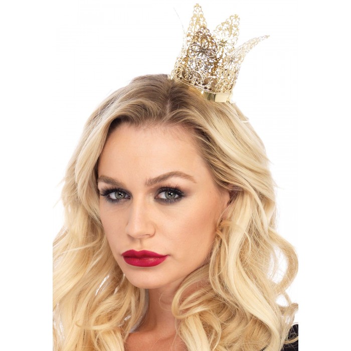 Філігранна корона з металу Leg Avenue Filigree crown Gold