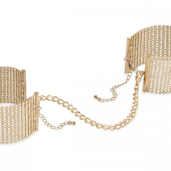 Прикраса-наручники Bijoux Indiscrets Desir Metallique Handcuffs-Gold