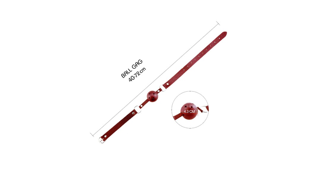 Кляп красный Alive Discretion Red