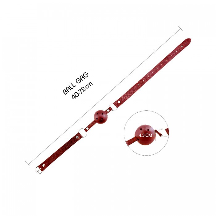 Кляп красный Alive Discretion Red