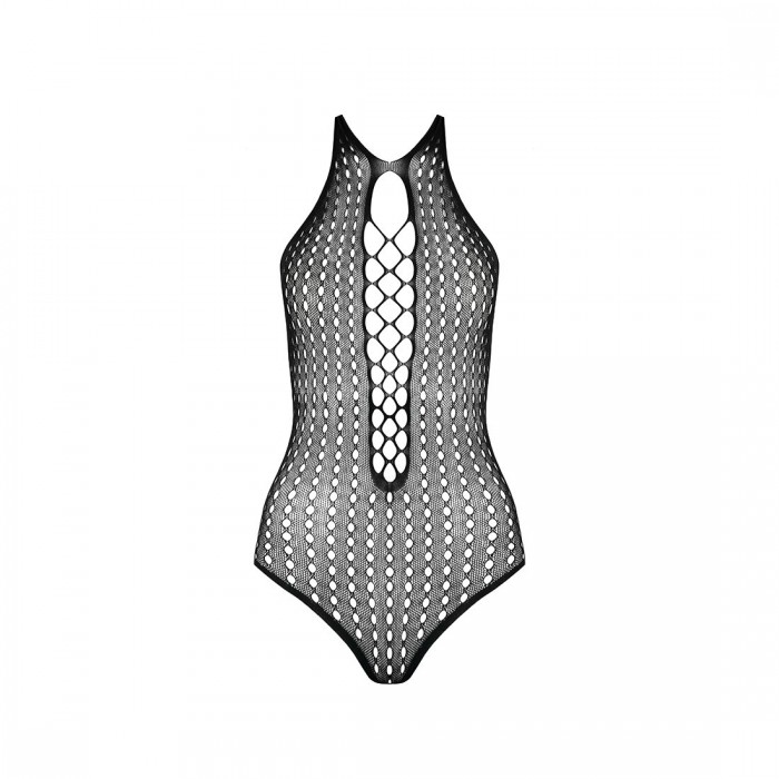 Бодистокинг с декольте Passion BS088, размер One Size, Черный
