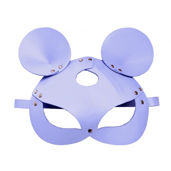 Кожаная маска Мышки Art of Sex - Mouse Mask, цвет Лавандовый
