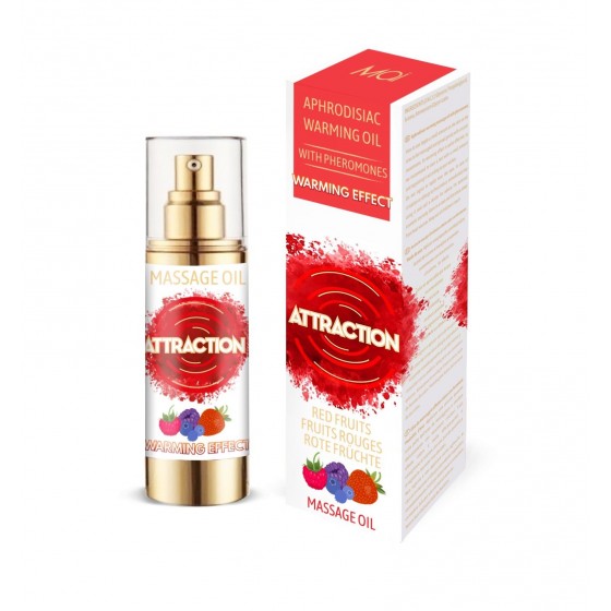 Разогревающее массажное масло с феромонами MAI PHEROMON MASSAGE OIL - RED FRUITS (75 мл)