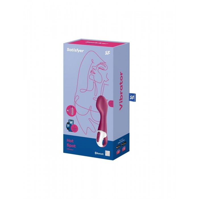 Смарт вібратор точки G Satisfyer Hot Spot з функцією підігріву