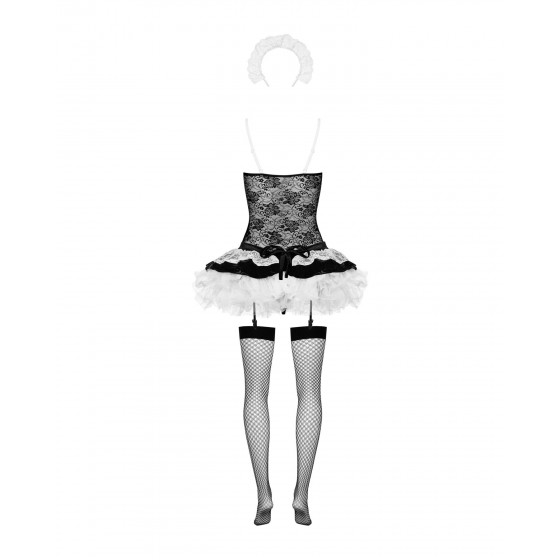 Еротичний костюм служниці Obsessive Housemaid 5 pcs costume L / XL