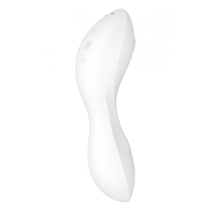 Вакуумний стимулятор з вібрацією Satisfyer Curvy Trinity 5 (White)