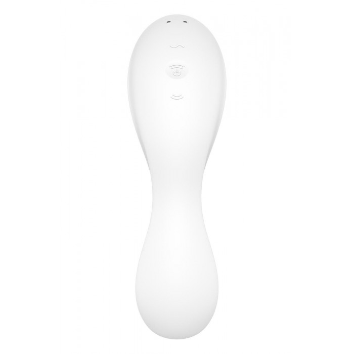 Вакуумний стимулятор з вібрацією Satisfyer Curvy Trinity 5 (White)