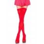 Еротичні панчохи Leg Avenue Opaque Nylon Thigh Highs OS Red