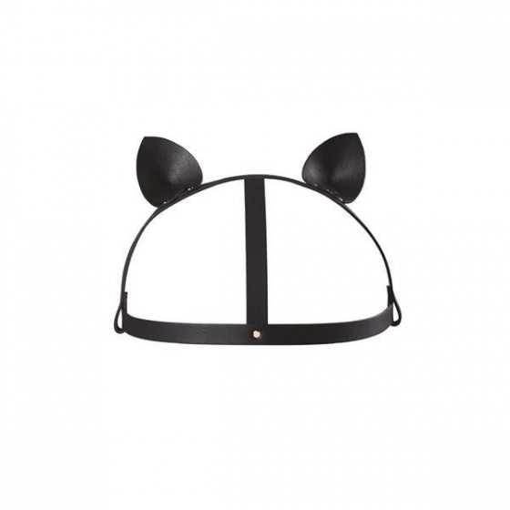Маска кошечки Bijoux Indiscrets MAZE - Cat Ears Headpiece Black