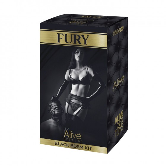 Набор для BDSM Alive FURY Black BDSM Kit