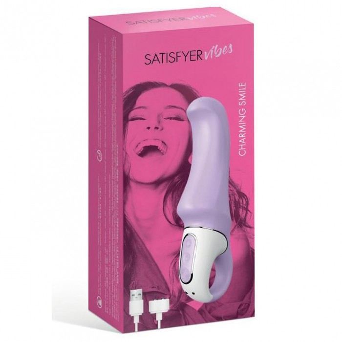 Потужний вібратор з гнучким стволом Satisfyer Vibes Charming Smile