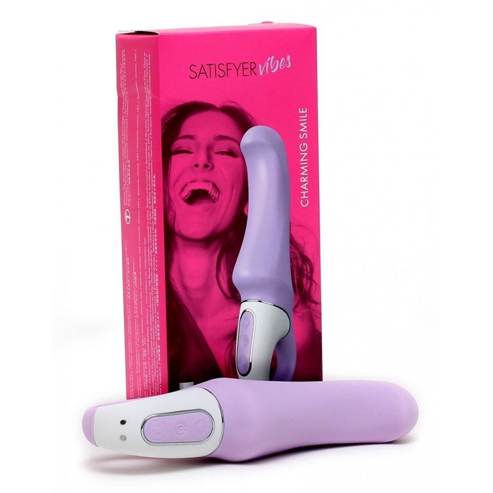 Потужний вібратор з гнучким стволом Satisfyer Vibes Charming Smile