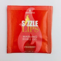 Sensuva - Sizzle Lips Strawberry (6 мл)