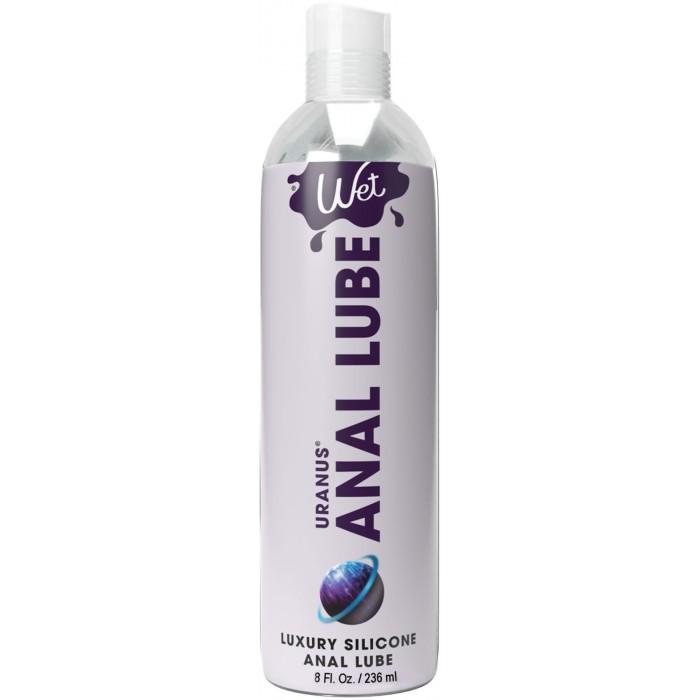 Анальний лубрикант на силіконовій основі Wet Uranus Anal Lube, густий, без кольору та запаху (236 мл)