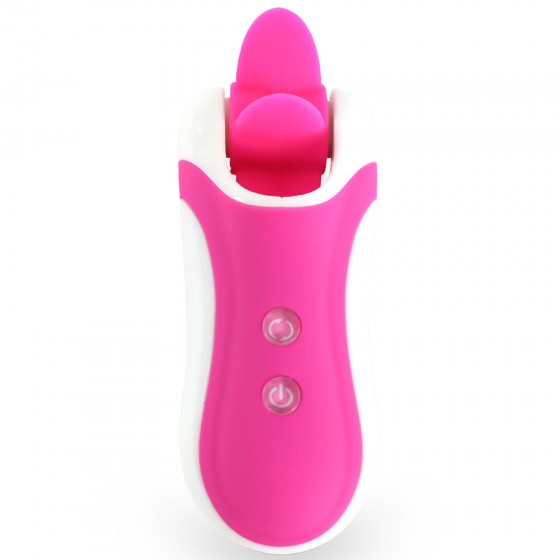 Стимулятор з імітацією оральних ласк FeelzToys-Clitella Oral Clitoral Stimulator Pink
