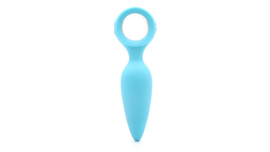 Анальная вибропробка KisToy Orville Blue