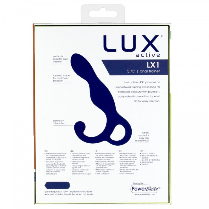 Масажер простати Lux Active-LX1-Anal Trainer 5.75 – - Dark Blue