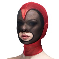 Feral Feelings - Hearts Mask 4 Red/Black