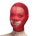 Маска сетка с открытым ртом Feral Feelings - Hood Mask 2 Red