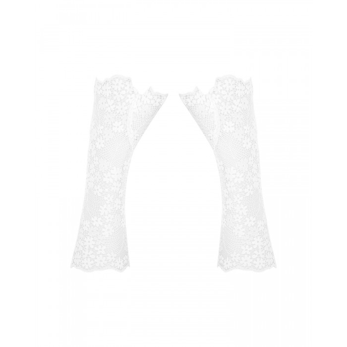 Мереживні мітенки Obsessive Heavenlly gloves, розмір One Size