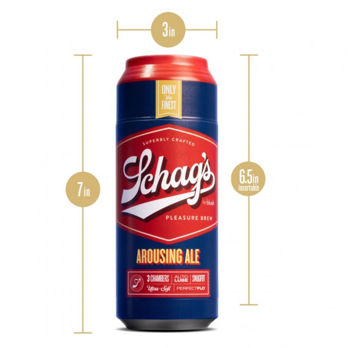 Мастурбатор нейтральний Schag's by Blush - Arousing Ale Masturbator - Frosted