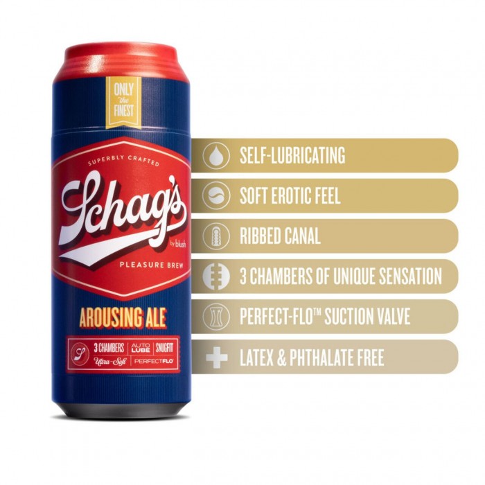Мастурбатор нейтральний Schag's by Blush - Arousing Ale Masturbator - Frosted