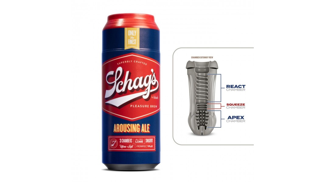 Мастурбатор нейтральний Schag's by Blush - Arousing Ale Masturbator - Frosted