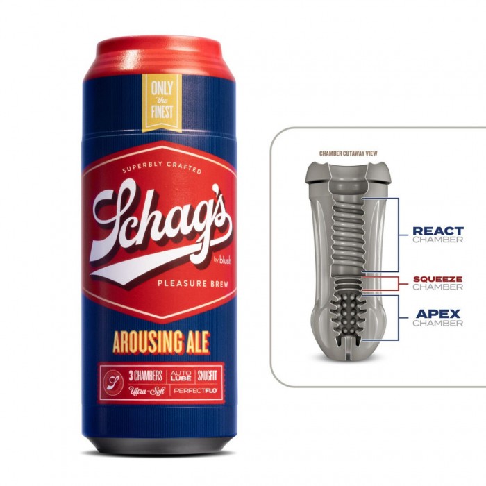 Мастурбатор нейтральний Schag's by Blush - Arousing Ale Masturbator - Frosted