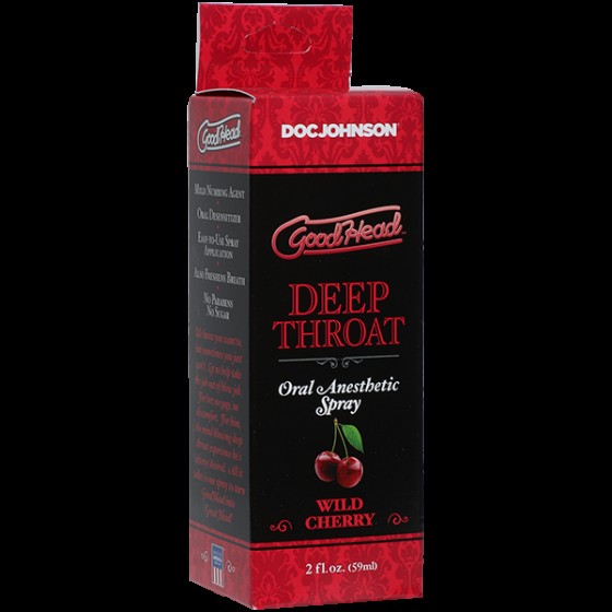 Спрей для минета Doc Johnson GoodHead DeepThroat Spray – Wild Cherry 59 мл